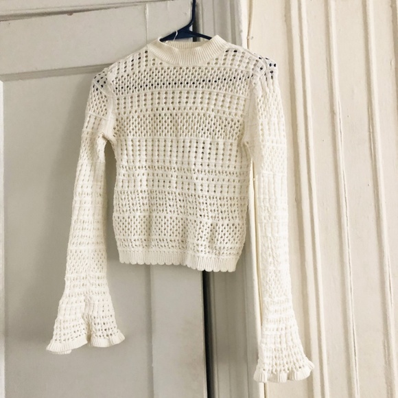 NWOT Urban Outfitters white knitted sweater, Sz XS-TP - Picture 1 of 7